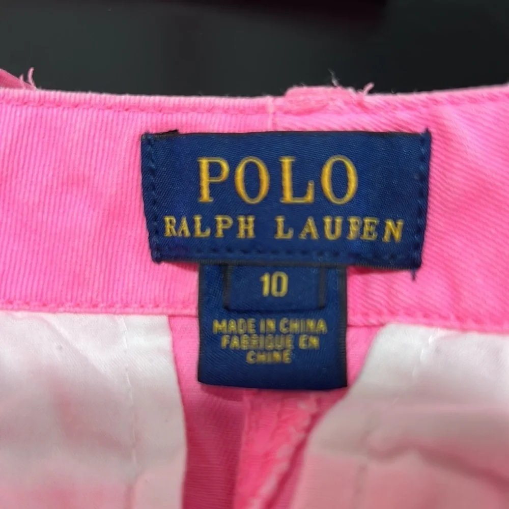Lands End & Polo Ralph Lauren girls pink floral SET size 10 GUC..